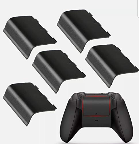 Battery Back Door Lid Cover Case for Xbox One Wireless Controller - Black 10 Pack