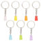 craspire Gummy Bear Porte-Clés Résine Transparente 7 Couleurs petite taille Porte-Clés Coloré Transparent Bonbon Bonbon Ours Porte-Clés Pendentif Suspendu pour Sac à Main Écouteur Sac Portefeuille