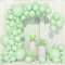 106 pcs Ballons Verts Pastel Ballon en Latex 5 10 12 18 pouces Kit de Guirlande Ballon Vert Menthe avec Ruban pour Femmes Filles Fête d'Anniversaire Baptême Douche Bébé Mariage Baby Shower Décorations