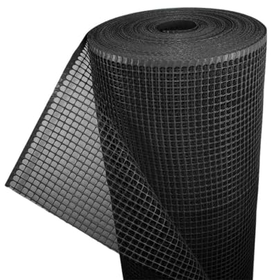 Florade® Premium Maulwurfgitter | Schwarz | 330g/m² | Effektiver Schutz für den Garten | Robust, langlebig, leicht anzuwenden | Maulwurfshügel verhindern
