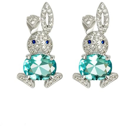 Ohrringe Ostern Set, 1 Paar Oster Ohrringe, Ostern Ohrstecker, Ohrringe Ostern Damen, Kreativ Ostern Ohrringe, Kaninchenohrringe, Osterdekorationen für Frauen und Mädchen (A)