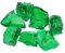 sourcing map Fire Glass for Fire Pit, 3-5cm(1/9-1/5) High Luster Reflective Glass Rocks for Natural or Propane Fireplace, Safe for Outdoors and Indoors Fire pit Glass, Dark Green, 400g/14oz