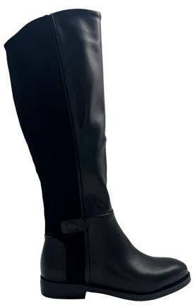 Laura Biagiotti Stivale, 8772 KID BLACK MICRO (Nero, Sistema Taglie Calzature EU, Adulto, Numero, Media, 39)