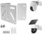 cammount Exterior Wall Corner Mount for eufy solocam s340 Solar PTZ Camera, Robust Metal Bracket Holder for Security Cameras, Rust Resistance for Lonong Lating Outdoor Installing