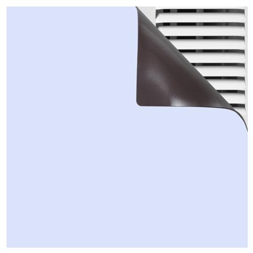 QUARKZMAN 1Pcs Cubiertas Magnéticas Cuadradas para Rejillas de Ventilación, 12x12 Cubiertas Bloqueadoras de Ventilación para Pisos, Paredes y Techos de Hogar (Blanco)