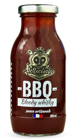 Sauce BBQ Bloody Whisky Hellicious – sauce barbecue Française artisanale