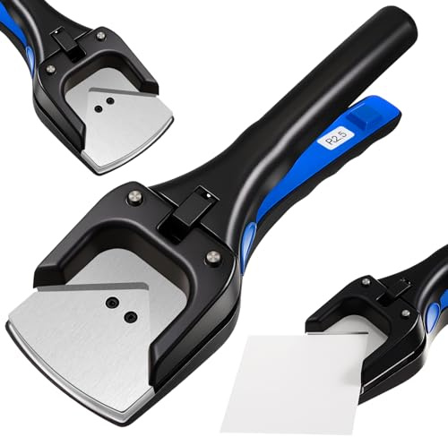Lasnten Corner Rounder Punch, 2.5mm Radius (3/32) Hand Tool Cutter Applied for PVC Card Cutting, Heavy Duty Rounded Edge Circle Rounding Maker Clipper