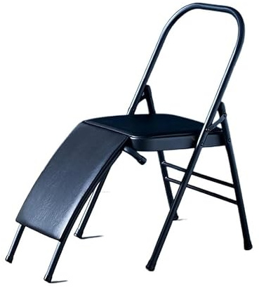 FOELANNE Tragbarer, klappbarer Schreibtischstuhl, Handstand Yoga Stuhl 81x41x102 cm