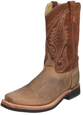 Smoky Mountain Boots Mens Boonville Boot, Brown Distress, 11.5 Wide