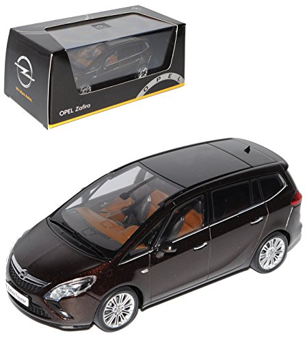 Opel Zafira Tourer C Ab 2012 Mahogany Braun Schwarz 1/43 Ist Ixo Modell Auto