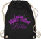 Turnbeutel Rucksack - Skyline Berlin Deutschland Germany - Unisize - Schwarz - berlin-taschen stadt berliner stoffbeutel tasche souvenir städte souvenirs beuteltasche country von stoffturnbeutel