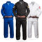 Gold BJJ Calavera Jiu Jitsu Gi - Ultra Strong Gold Weave Premium Kimono - IBJJF Competition Approved Uniform (Schwarz, A1)