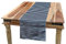 ABAKUHAUS Marine Tischläufer, Seil-Streifen-Muster, Esszimmer Küche Rechteckiger Dekorativer Tischläufer, 40 x 180 cm, Weiß und Blau