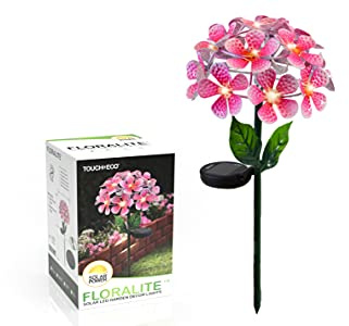 Solar LED Metal Flower Stake Light – Waterproof Outdoor Garden Pathway Light with Auto On/Off – Decorative Solar Flower Yard Light for Patio, Walkway, Lawn & Landscaping – 1 Pack