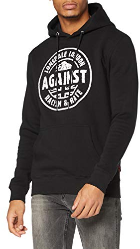 Lonsdale London Linford Männer Kapuzenpullover schwarz L 80% Baumwolle, 20% Polyester Streetwear