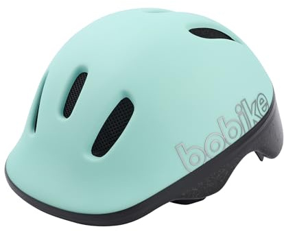 BOBIKE 8740200056 - Fahrradhelm GO für Babys verstellbar Größe XXS (44–48 cm) bietet zusätzlichen Schutz Sich perfekt mit den GO-Fahrradkindersitzin Farbe Marshmallow Mint