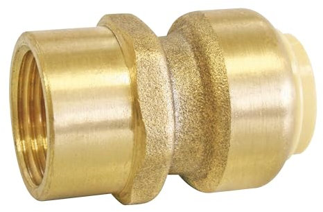SOMATHERM FOR YOU, Raccord laiton à clipser pour tubes cuivre, PER ou multicouche Ø14 mm, femelle 12/17, montage instantané, auto-étanche, idéal plomberie et chauffage