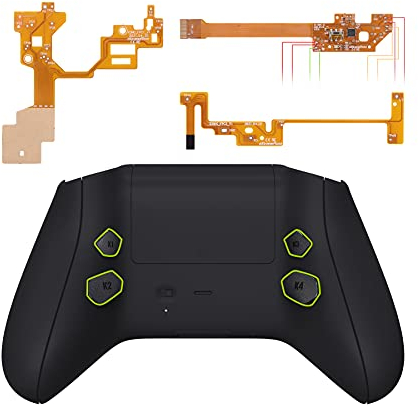 eXtremeRate Konfigurietes HOPE Remap Kit für Xbox Series X&S Controller, Upgrade-Boards/Back Case Shell /Griffteile Hülle/Rücktasten Knöpfe Set für Xbox Core Controller(Schwarz)-KEIN Gamepad