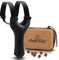 MAJESTY FOREST® Professional Slingshot Set - Slingshot Bundle with Bag, 150 Clay Balls, Replacement Elastic Strap and E-Book (English language not guaranteed)