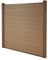 Mendler WPC-Sichtschutz Sarthe, Windschutz Zaun, WPC-Pfosten Basiselement, 1,95m - Teak