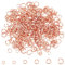 UNICRAFTALE Über 420pcs 6 Größen 3-6mm Open Jumps Ringe Edelstahl Jump Ringe Rose Gold Ringe Kettenverbinder Ring Für DIY Schmuckherstellung