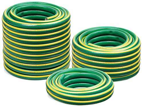 STRÜBER Gartenschlauch 6-lagig ANTI-TWIST (3/4 Zoll - 15 m Länge) Bewässerungsschlauch mit Kreuzgewebe UV-beständig Schlauch PVC flexibler Wasserschlauch