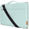 DOMISO 17.3 Zoll Laptop Tasche Hülle Wasserdicht Stoßfestes Notebook Sleeve Case Schultertasche Schutzhülle für 17.3 HP Pavilion 17/Lenovo IdeaPad 320 321/LG Gram 17/ASUS ROG Strix GL702VS,Minzgrün