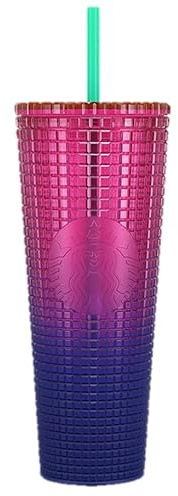 Starbucks Venti Becher für kalte Tasse, 680 ml, Sommer 2022 (Wassermelonen-Rosa-Violett-Farbverlauf)