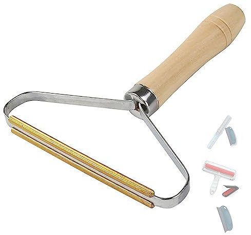 Maddity Quita pelos Mascota transportables - Quitapelusas - Quitapelos Gato - Quitapelos Perro - Cepillo para Gatos - removedor de Pelo de Mascotas - Limpia Sofas alfombras y Ropa (Quitapelos Madera)