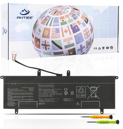 ANTIEE 70Wh C41N1901 Batteria per PC portatile ASUS ZenBook Duo UX481 UX481F UX481FL UX481FA UX481FAY UX481FLY UX4000F UX4000FL UX481FA-BM021R UX481FA-DB71T BM049T UX481FLY UX481FLY -BM040 T