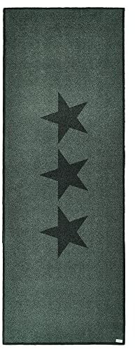 Teppich Boss - Schmutzfangmatte Fußmatte Sterne Grau Anthrazit, Größe:67x180