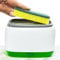 Novità Dispenser Sapone Cucina con Spugna, Appendibile Erogatore Dosatore per Detersivo Piatti CentralEcomm