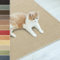 Floordirekt Katzen Kratzmatte 30 x 50 cm aus Natur Sisal Kratzteppich Kratzmöglichkeiten für Katzen Kratzmöbel für Wand oder Boden - robust & waschbar, Elfenbein