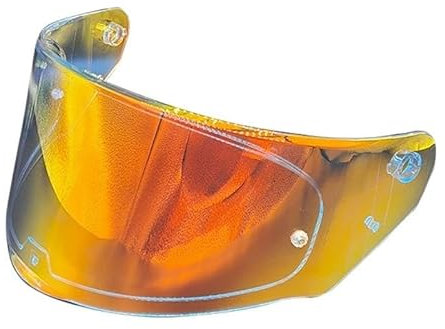 Anti Fog Motorrad Helm Visier Für ls2 FF353 320 328 800 ff320 ff353 ff800 Helmlinse Motorradhelmlinse Visier Helmbrillenlinse(Red orange)