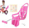 Puppensitz Puppenträger Kinder Fahrrad Mädchen Puppen Sitz Fahrradpuppensitz Fahrradsitz Babypuppen-Fahrradträger, Kinderfahrrad Set Geschenke Für Kinder