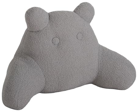 Mingfuxin Lesekissen für Bett und Sofa, Lesekissen für Kinder und Erwachsene zum Aufsitzen im Bett, Rückenlehnen-Lesekissen, Armlehnen-Stützkissen mit abnehmbarem Bezug zum entspannten Fernsehen