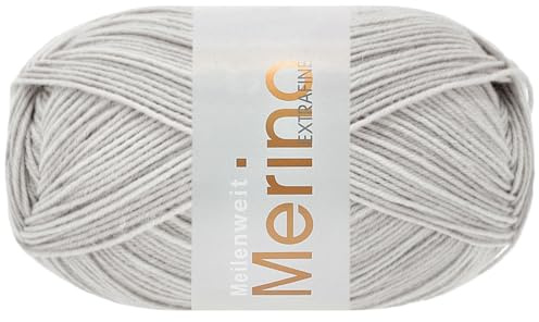 LANA GROSSA Meilenweit 100 Merino extrafine | Hochwertiges Sockengarn, waschmaschinenfest | Handstrickgarn aus 75% Schurwolle & 25% Polyamid | 100g Wolle, Stricken & Häkeln | 420m Garn FB2465