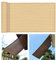 Toldo parasol de 2,5 m x 8,5 m, protección UV, 95 % de bloqueo solar, para exteriores, jardín, patio, duradero y resistente, color amarillo arena