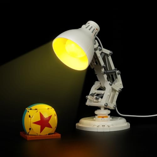 cooldac LED-Beleuchtungsset kompatibel mit Lego 21357 Lampe Luxo Jr (nur Licht, kein Modell enthalten) Dekorative kreative Beleuchtung mit Touch Control