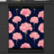 Mexpekil Autocollant magnétique pour lave-vaisselle avec œillets Rose vif 58,4 x 66 cm