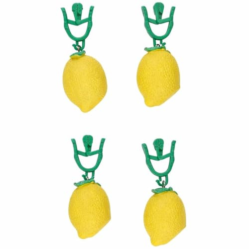 Edco 4X Zitronen-TISCHDECKENKLAMMER Tischdeckengewichte Tischdeckenhalter Tischdeckenbeschwerer Tischdecken Halter Clips 21