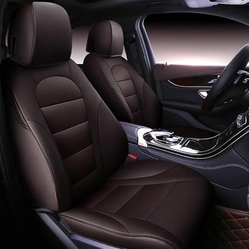Sitzbezüge Auto Benutzerdefinierte Autositzbezug 7 Sitze Für Mercedes Für Benz GLS GL 350 350d 400 450 500 550 Für Viano R-Klasse Autozubehör Autositzbezüge Set(Kaffee,Standard)