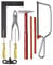 Pebaro 942 Werkzeug-Set in Tüte, 9 Teilen, für Hobby oder Junioer Handwerker, Basteln mit Holz, Werken, Bastelset, Geschenkidee für Kinder, Rot
