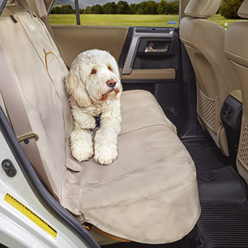 Kurgo Wander-Autohängematte für Hunde, Schutzmatte für Ihre Autorückbank, Wasserfest und schmutzabweisend, Beige