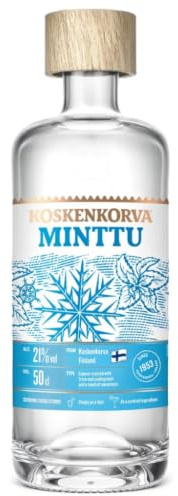 Koskenkorva Minttu Pfefferminzlikör 0,5 l (35% vol.) | Vollmundige kräftige Pfefferminzlikör mit einem Hauch von Karamell. | Hergestellt in Finnland