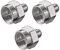 3 Stück F-Abschlusswiderstand 75 Ohm F-Aufdrehstecker TV SAT Antenne LNB F Anschluss