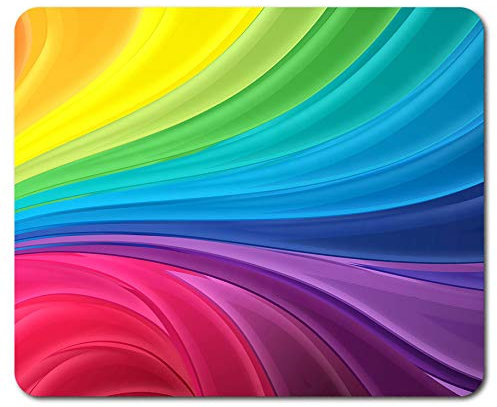 Colourful Rainbow Colours Mouse Mat Pad - Art Mum Sister Fun Gift Computer #8886