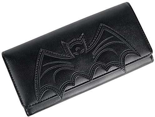 Banned Alternative Bat Wallet Frauen Geldbörse schwarz 100% Polyurethan Gothic, Rockwear