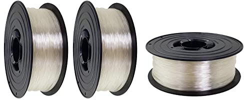 PLA Filament 1,75mm 3D Drucker oder Stift 3 er Set 3x 1Kg Transparent
