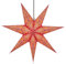GURU SHOP Faltbarer Advents Leucht Papierstern, Weihnachtsstern 60 cm - Efendis Rot, Papiersterne 60 cm